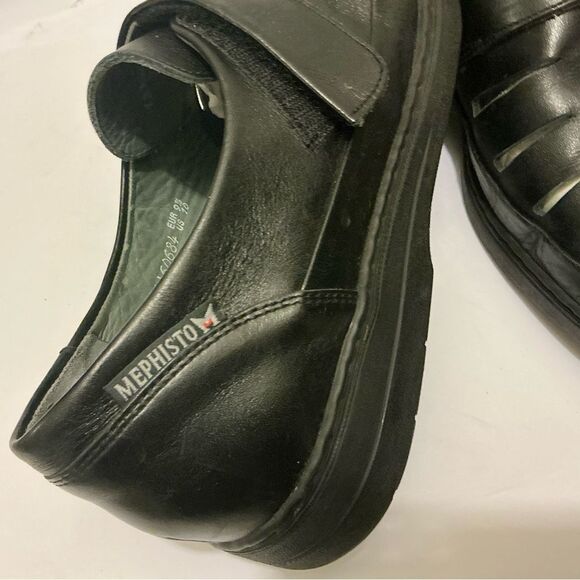 Mephisto Black Leather Sandals size 10 main image 10